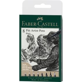 Faber Castell C199 Pitt Artist Pen 8'li Çizim Kalemi