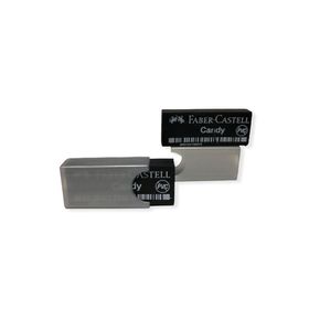 Faber Castell Candy Gri Kılıflı Siyah Silgi