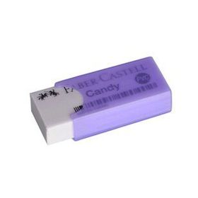 Faber Castell Candy Mor Kılıflı Beyaz Silgi