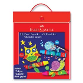 Faber-Castell Çantalı 18 Renk Pastel Boya Red Line