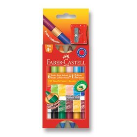 Faber Castell Çift Taraflı 12 Renk Mum Boya