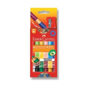 Faber Castell Çift Taraflı 12 Renk Mum Boya