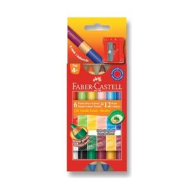 Faber Castell Çift Taraflı 12 Renk Mum Boya