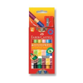Faber Castell Çift Taraflı 12 Renk Mum Boya