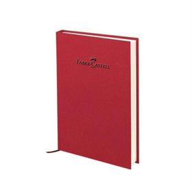 Faber-Castell Ciltli A5 140 Yaprak Düz Vişne Natural Defter