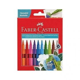 Faber Castell Comfort 12 Renk Yıkanabilir Keçeli Boya Kalemi