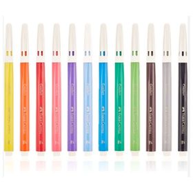 Faber Castell Comfort 12'li Bio Plastik Gövdeli Fırça Uçlu Keçeli Kalem