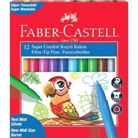 Faber Castell Comfort Klasik Renk 12'li Bio Keçeli Kalem