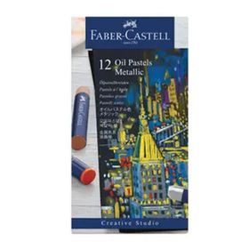 Faber Castell Creative Studio 12 Renk Metalik Yağlı Pastel Boya