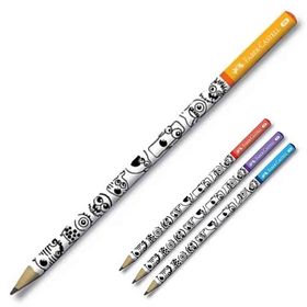 Faber-Castell Doodle Desenli 2B Kurşun Kalem