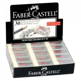 Faber Castell Dust Free 30 lu Kutu Beyaz Küçük Boy Silgi