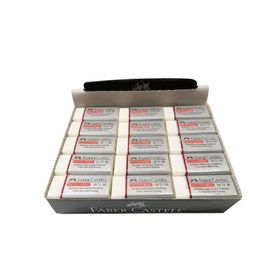 Faber Castell Dust Free Beyaz 30'lu Öğrenci Silgisi