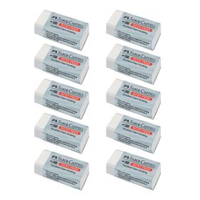 Faber Castell Dust Free Beyaz Küçük Boy No:30 10 Adet Silgi