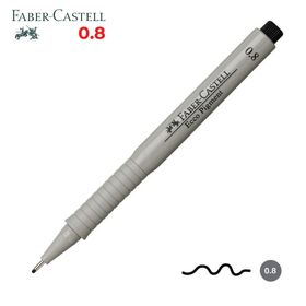 Faber-Castell Ecco Pigment 0,8Mm Siyah Teknik Çizim Kalemi