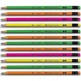 Faber Castell Faber Candy 2b Yuvarlak Kurşun Kalem 12 Li Paket (5244116802) F5244116802P12
