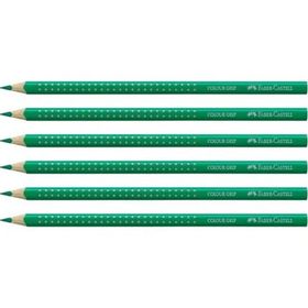 Faber Castell Faber Grip 2001 Uzun Zümrüt Yeşil 6'lı Kuru Boya