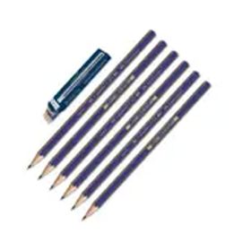 Faber Castell FC-DRCLKLM-6B-6AD 6B Dereceli 6 Adet Resim Kalemi