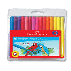 Faber-Castell Fiesta 30'lu Keçeli Boya Kalemi