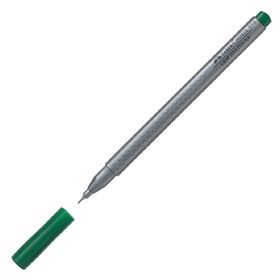 Faber Castell Finepen Grip 0.4 mm Çim Yeşili Keçeli Kalem