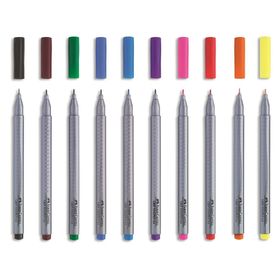 Faber Castell Finepen Grip 0.4 mm Çim Yeşili Keçeli Kalem