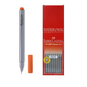 Faber Castell Finepen Grip 0.4 mm Turuncu Keçeli Kalem