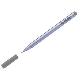 Faber-Castell Finepen Grip Gri Keçeli Kalem