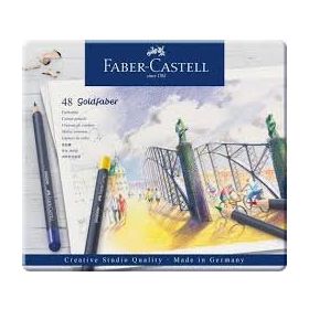 Faber Castell Gold Faber Creative 48 Renk Kuru Boya Kalemi