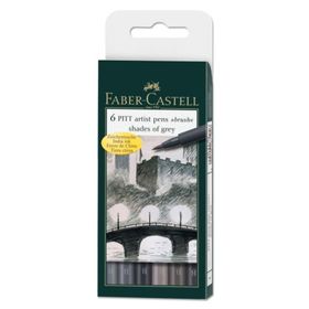 Faber Castell Gri Tonları 167104 Pitt Çizim Kalemi