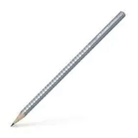 Faber Castell Grip 2021 Sparkle Gümüş Kurşun Kalem