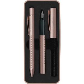 Faber Castell Grip Bakır Dolma ve Tükenmez Kalem Seti