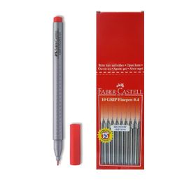 Faber Castell Grip Finepen 0.4 mm Lal Kırmızı Kalem