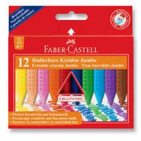 Faber Castell Grip Jumbo 12'li Pastel Boya