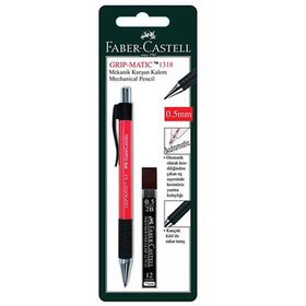 Faber-Castell Grip Matic 0.5 mm Mekanik Kurşun Kalem ve Min Seti