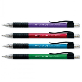 Faber Castell Grip Matic Auto 1338 0.5 MM Kırmızı Versatil Kalem