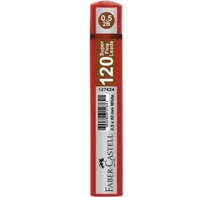 Faber-Castell Grip Min Kırmızı 0.5 2B 60 mm 120'li Uç