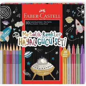 Faber Castell Hayal Gücü Seti Uzay 20'li Boya Kalemi Seti