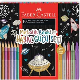 Faber Castell Hayal Gücü Seti Uzay 20'li Boya Kalemi Seti
