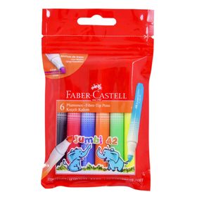 Faber-Castell Jumbi 42 6'lı Keçeli Kalem