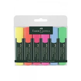 Faber Castell Karışık U83289 6 Renk Fosforlu Kalem