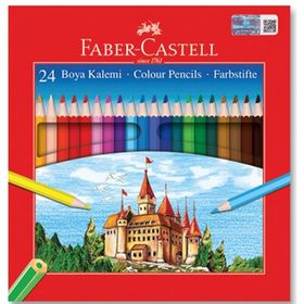 Faber Castell Karton Kutu 24 Renk Boya Kalemi