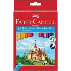 Faber Castell Karton Kutu 36 Renk Kuru Boya Kalemi