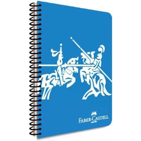 Faber Castell Knights 80 Yaprak Çizgili Canlı Spiralli Defter