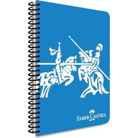 Faber Castell Knights 80 Yaprak Çizgili Canlı Spiralli Defter