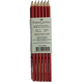 Faber Castell Köşeli 12'li Silgili Kurşun Kalem