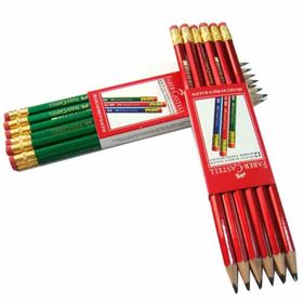 Faber Castell Köşeli 12'li Silgili Kurşun Kalem