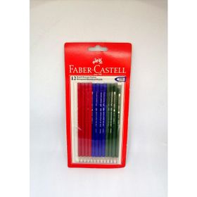 Faber Castell Köşeli 12'li Silgili Kurşun Kalem
