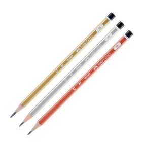 Faber Castell Kurşun Kalem Metalik Mercanli 2B Üçgen