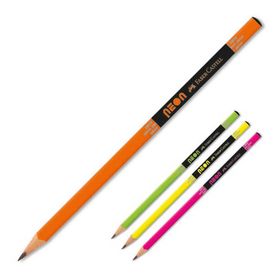 Faber Castell Kurşun Kalem Neon Mercanlı 2B Üçgen