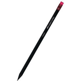Faber-Castell Lata Siyah Gövde Silgili Kurşun Kalem