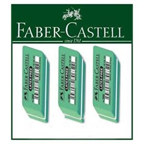 Faber Castell Latex-Free 3 Adet Yeşil Silgi